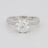 1.90 CT Round Cut Full Pavé Solitaire (LG) - ZIZOV DIAMONDS