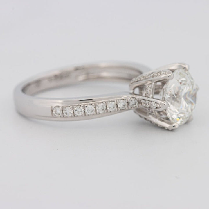 1.90 CT Round Cut Full Pavé Solitaire (LG) - ZIZOV DIAMONDS