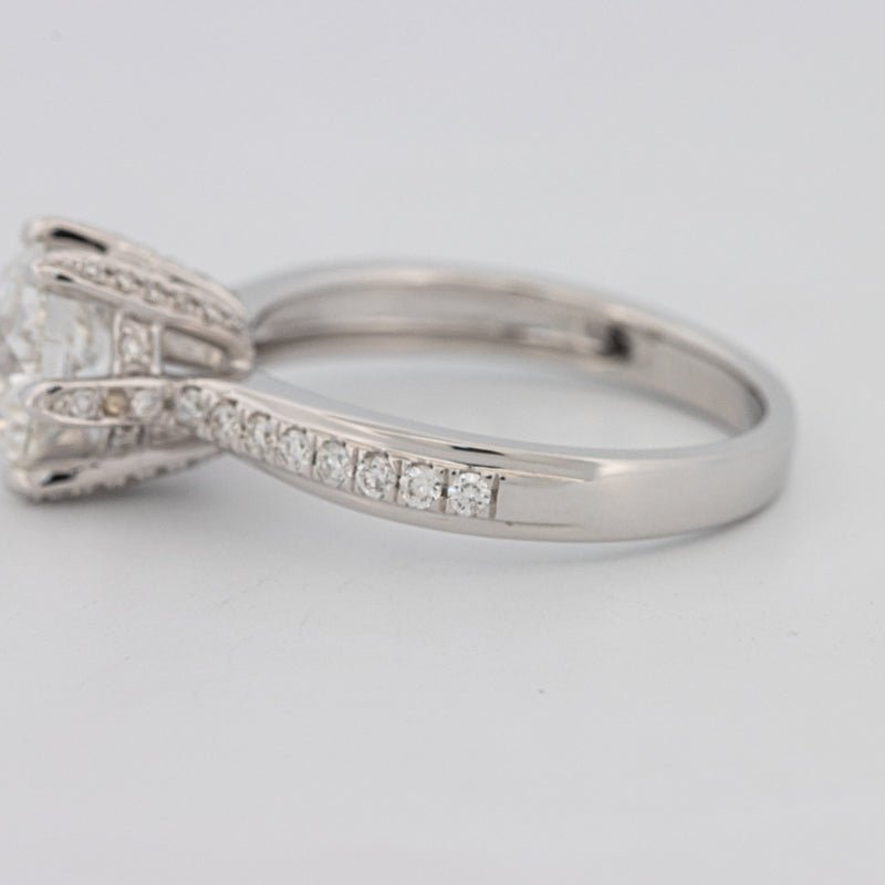 1.90 CT Round Cut Full Pavé Solitaire (LG) - ZIZOV DIAMONDS