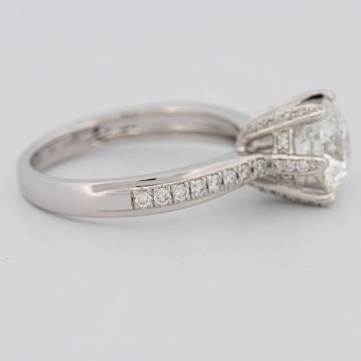 1.90 CT Round Cut Full Pavé Solitaire (LG) - ZIZOV DIAMONDS