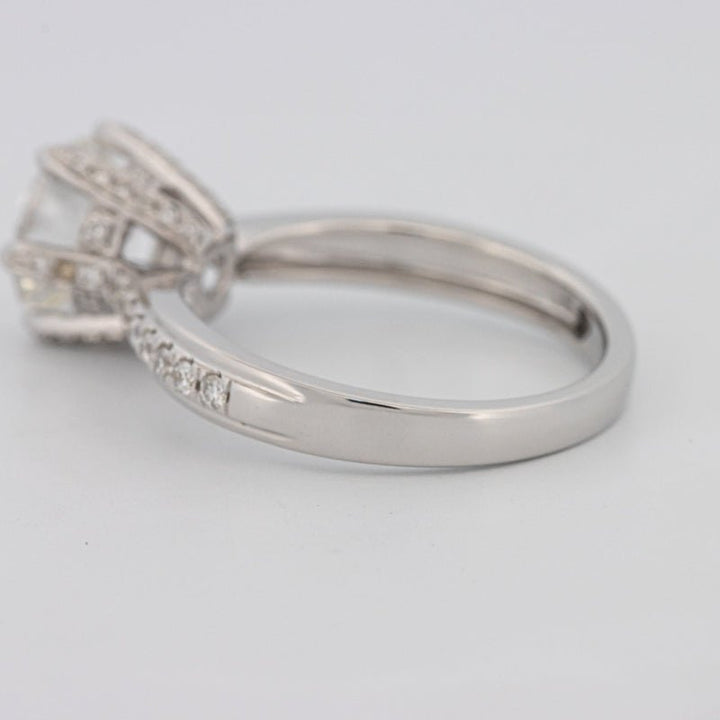 1.90 CT Round Cut Full Pavé Solitaire (LG) - ZIZOV DIAMONDS