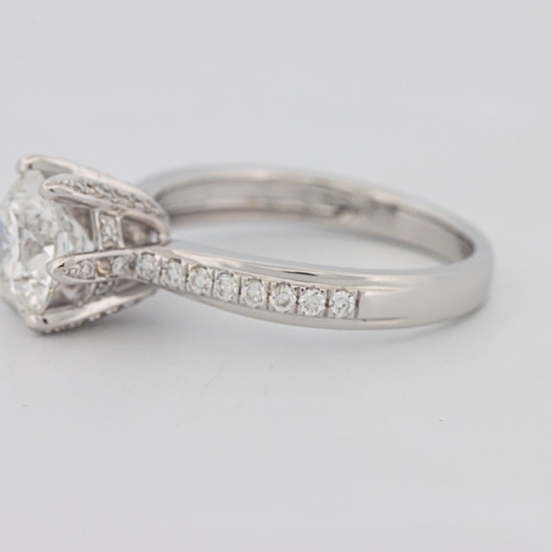 1.90 CT Round Cut Full Pavé Solitaire (LG) - ZIZOV DIAMONDS