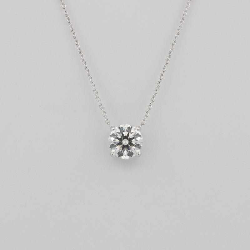 2 CT Classic Round Solitaire Pendant (LG) - ZIZOV DIAMONDS