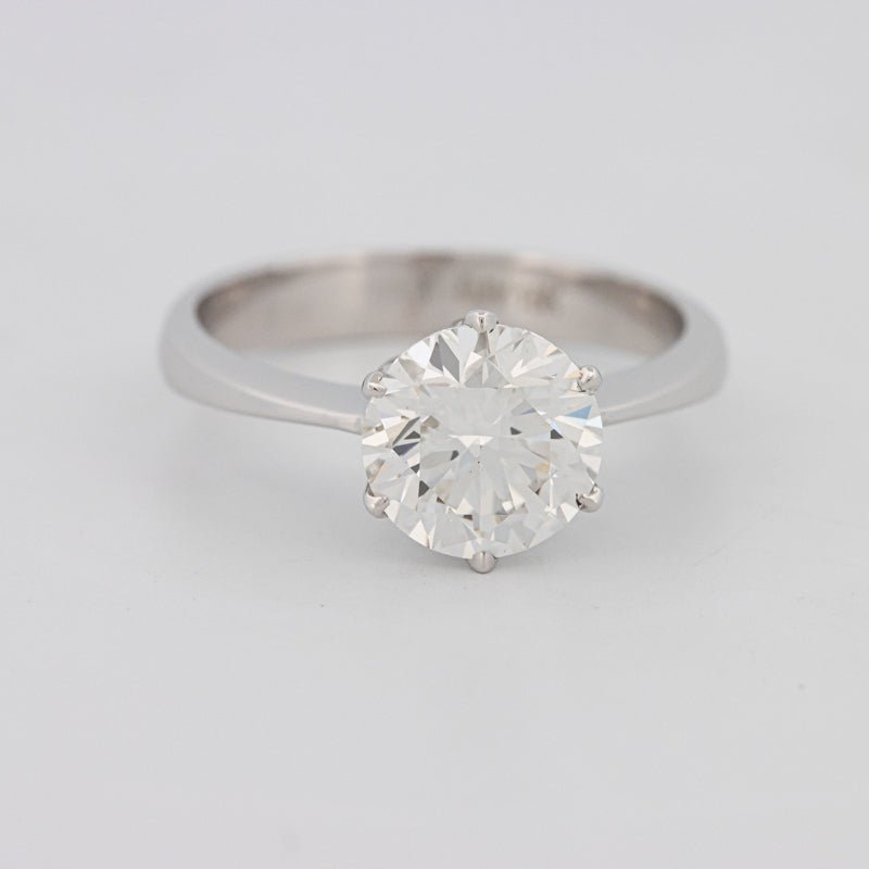 2 CT Classic Thin Band Six Prong Round Solitaire (LG) - ZIZOV DIAMONDS