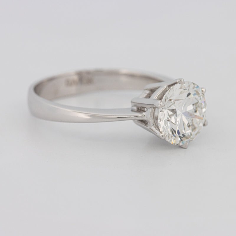 2 CT Classic Thin Band Six Prong Round Solitaire (LG) - ZIZOV DIAMONDS