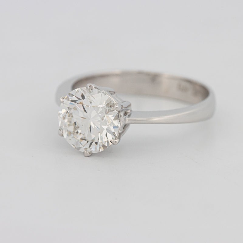 2 CT Classic Thin Band Six Prong Round Solitaire (LG) - ZIZOV DIAMONDS