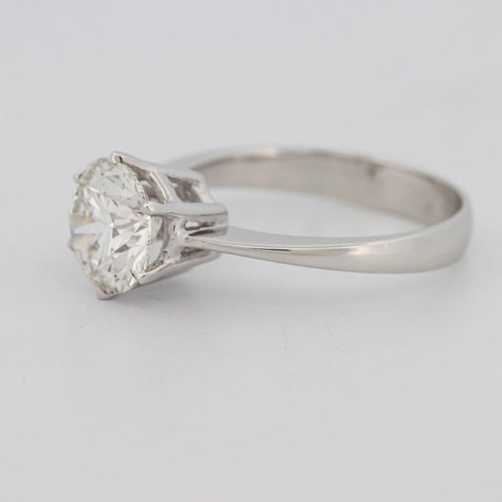 2 CT Classic Thin Band Six Prong Round Solitaire (LG) - ZIZOV DIAMONDS