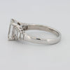 2 CT Emerald Cut Trilogy Solitaire - ZIZOV DIAMONDS