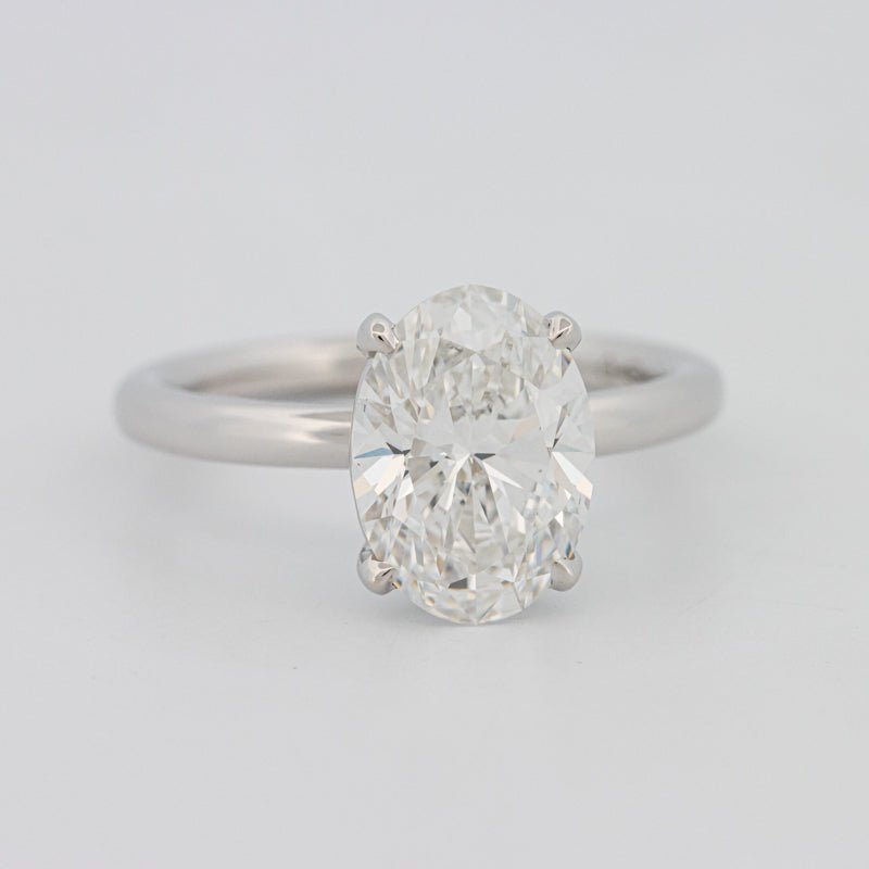 2.50 CT Classic Oval Cut Solitaire (LG) - ZIZOV DIAMONDS