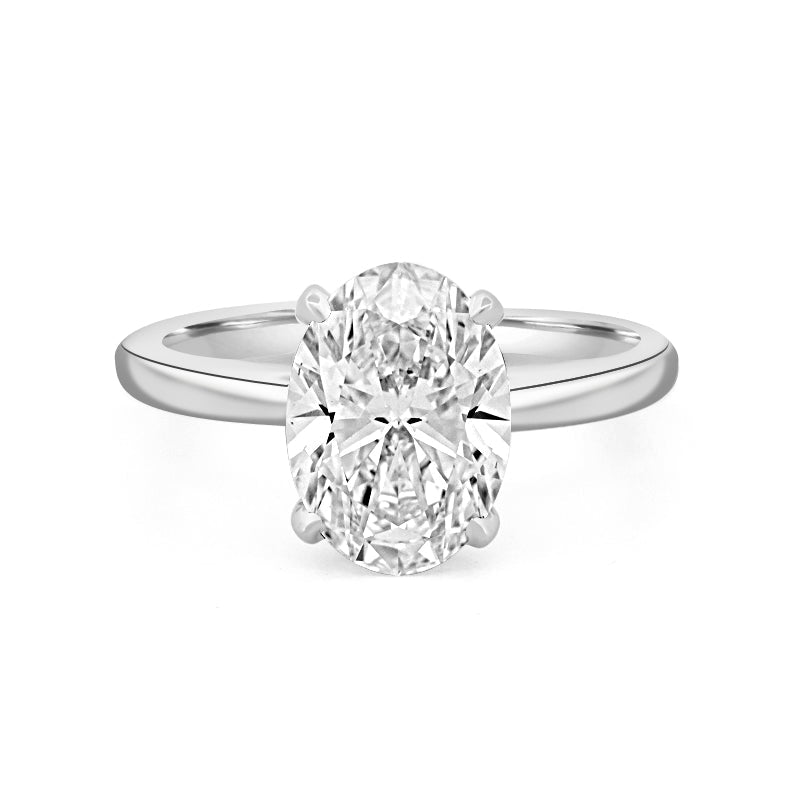 2.50 CT Classic Oval Cut Solitaire (LG) - ZIZOV DIAMONDS