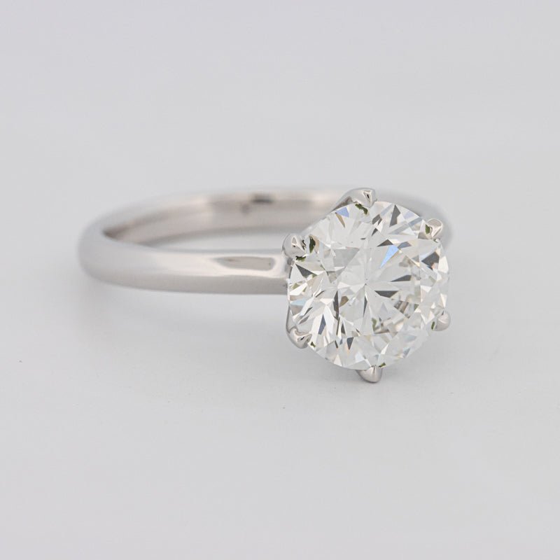2.50 CT Classic Six Prongs Round Solitaire (LG) - ZIZOV DIAMONDS