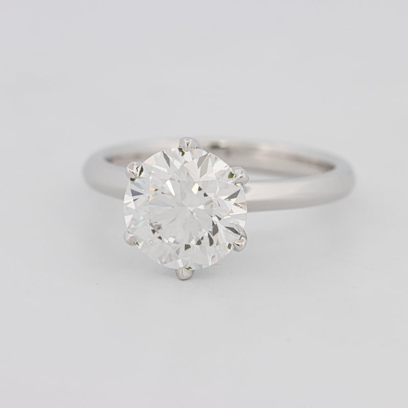 2.50 CT Classic Six Prongs Round Solitaire (LG) - ZIZOV DIAMONDS