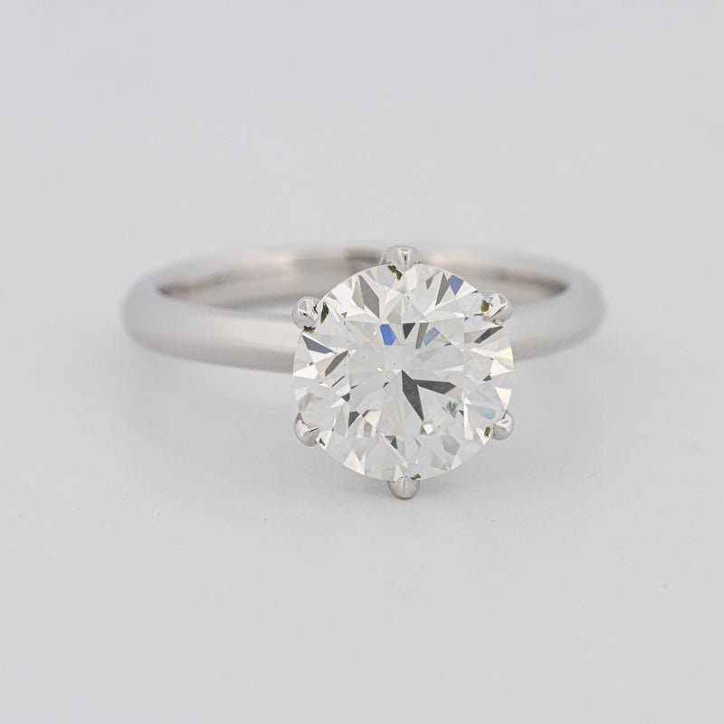 2.50 CT Classic Six Prongs Round Solitaire (LG) - ZIZOV DIAMONDS