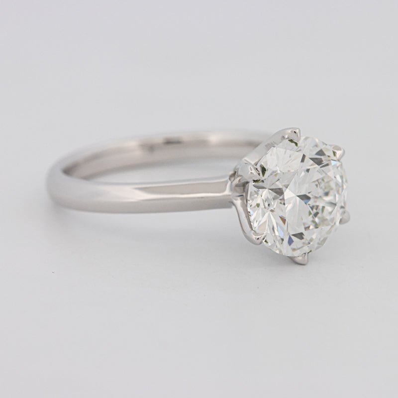 2.50 CT Classic Six Prongs Round Solitaire (LG) - ZIZOV DIAMONDS