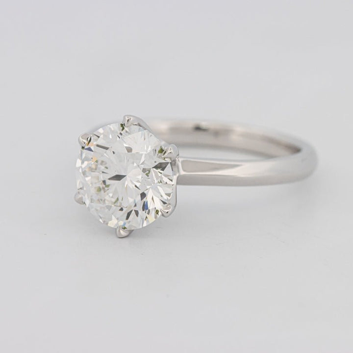 2.50 CT Classic Six Prongs Round Solitaire (LG) - ZIZOV DIAMONDS