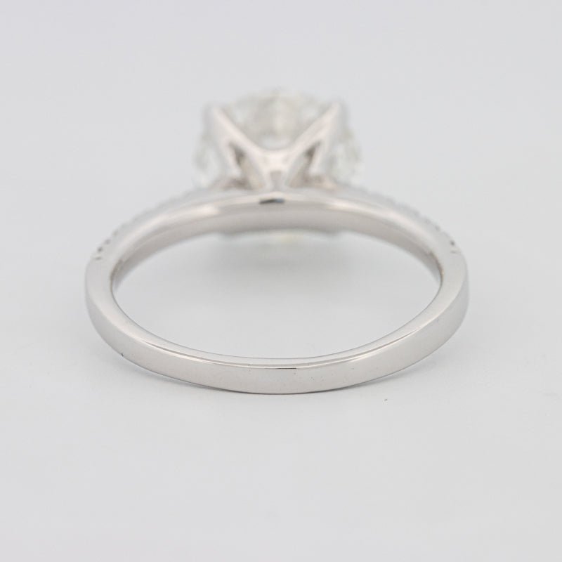 2.50 CT Round Solitaire Pavé (LG) - ZIZOV DIAMONDS