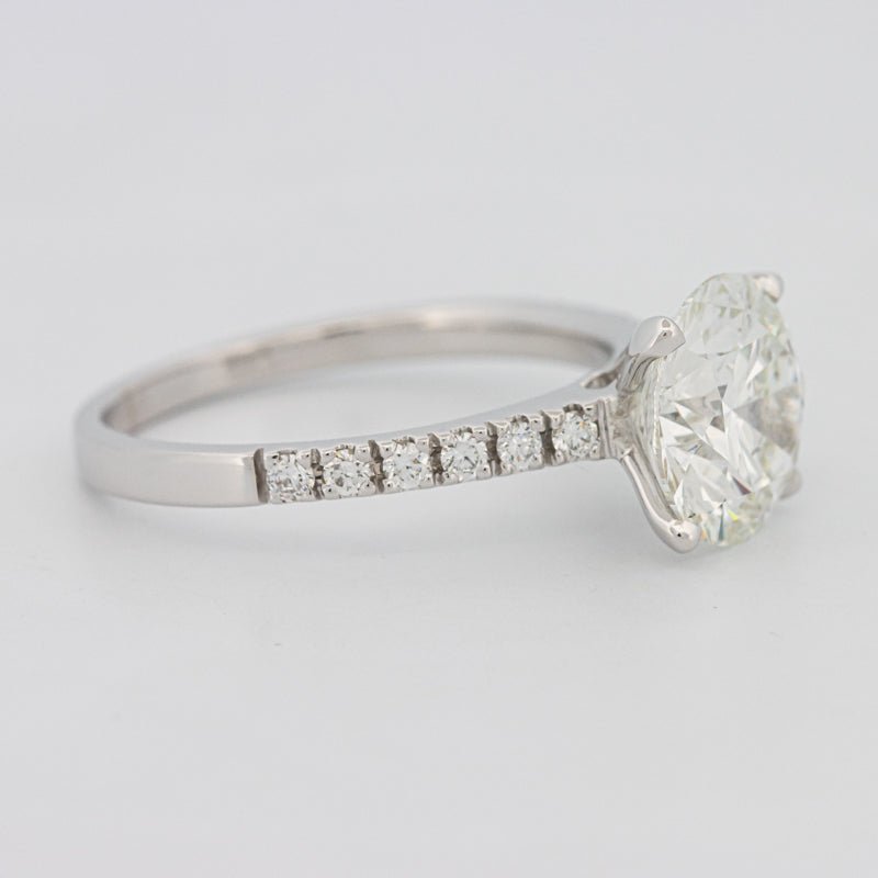 2.50 CT Round Solitaire Pavé (LG) - ZIZOV DIAMONDS