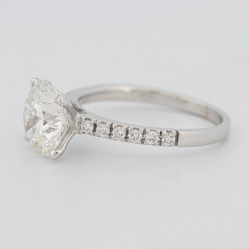 2.50 CT Round Solitaire Pavé (LG) - ZIZOV DIAMONDS