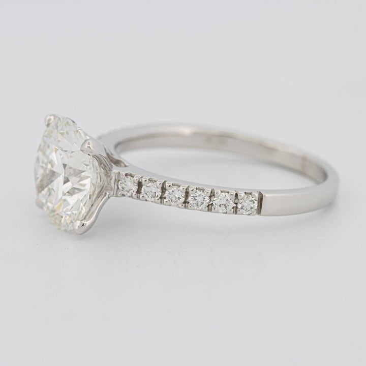 2.50 CT Round Solitaire Pavé (LG) - ZIZOV DIAMONDS