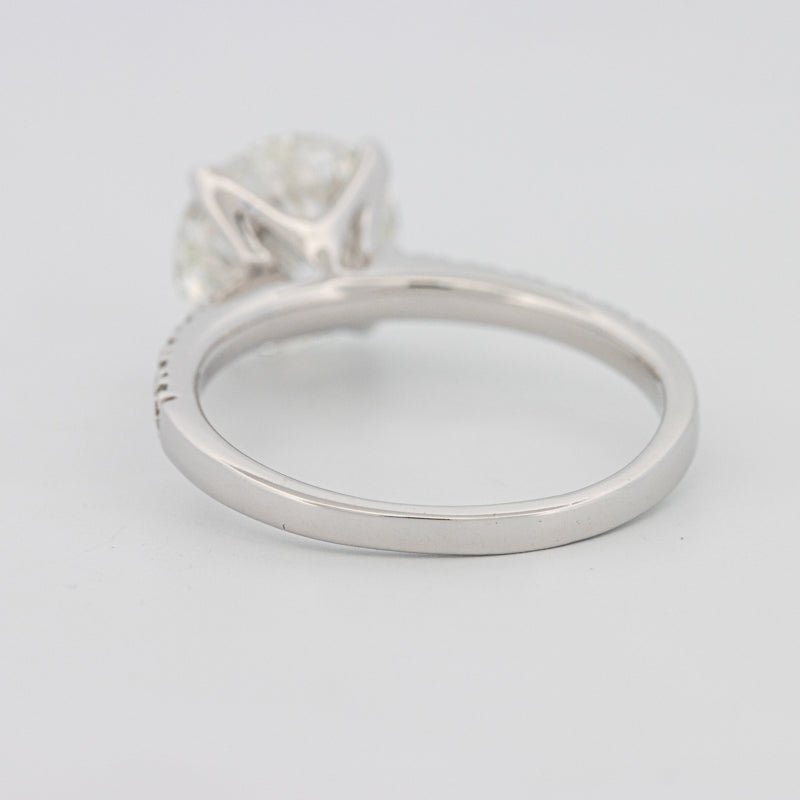 2.50 CT Round Solitaire Pavé (LG) - ZIZOV DIAMONDS