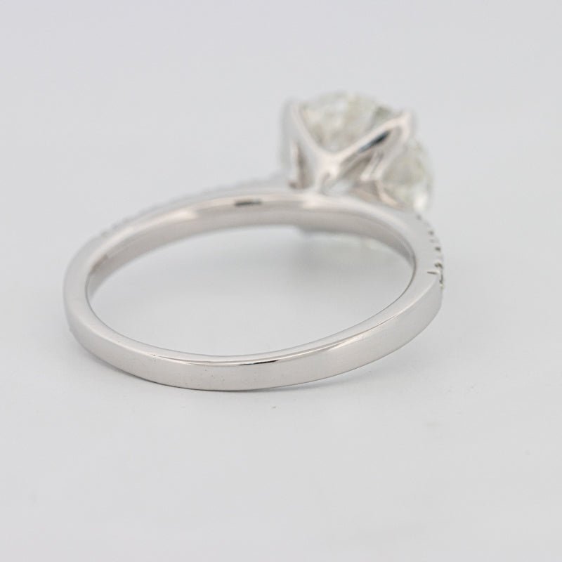 2.50 CT Round Solitaire Pavé (LG) - ZIZOV DIAMONDS
