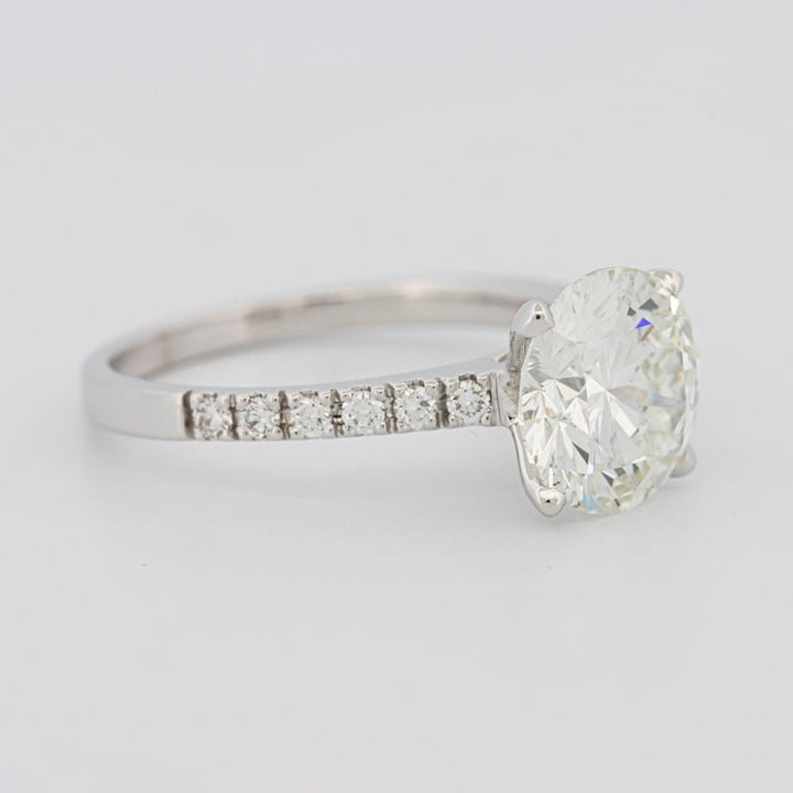2.50 CT Round Solitaire Pavé (LG) - ZIZOV DIAMONDS