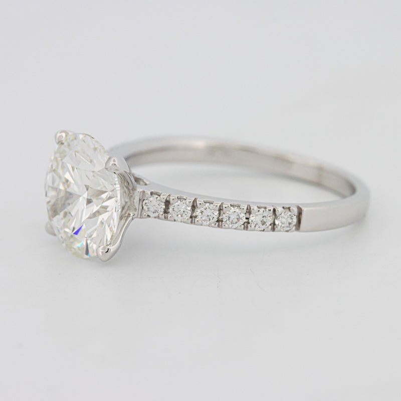 2.50 CT Round Solitaire Pavé (LG) - ZIZOV DIAMONDS