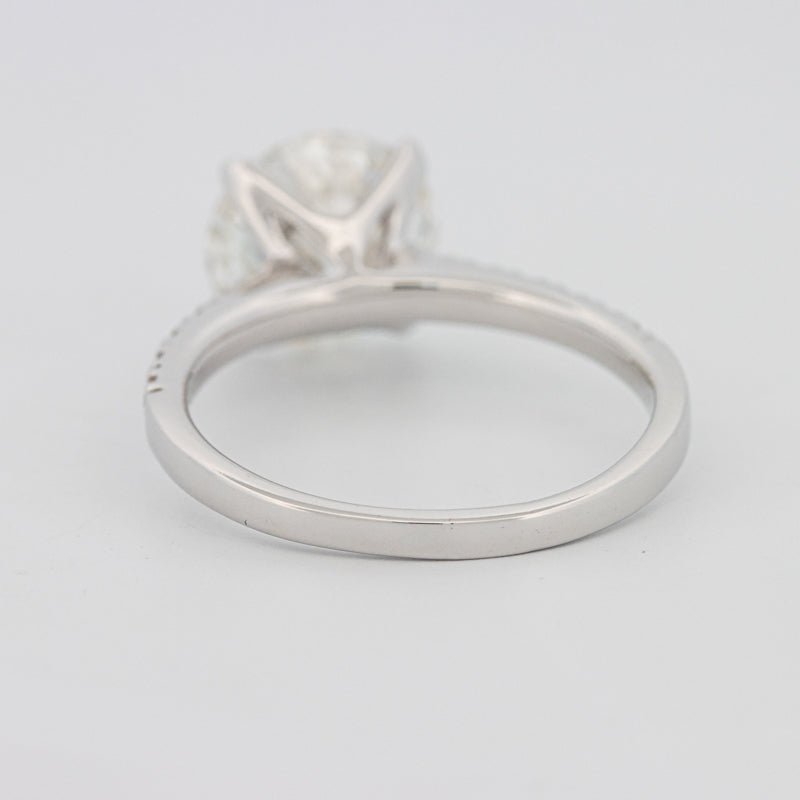 2.50 CT Round Solitaire Pavé (LG) - ZIZOV DIAMONDS