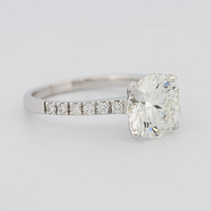 2.50 CT Round Solitaire Pavé (LG) - ZIZOV DIAMONDS