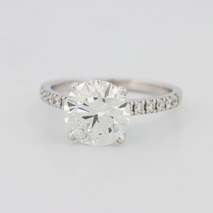 2.50 CT Round Solitaire Pavé (LG) - ZIZOV DIAMONDS