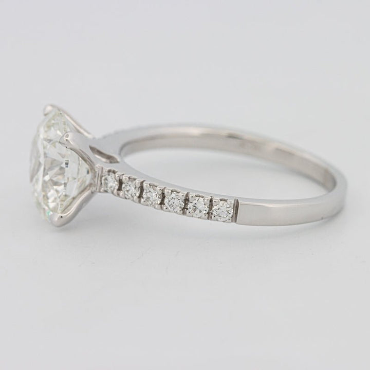 2.50 CT Round Solitaire Pavé (LG) - ZIZOV DIAMONDS