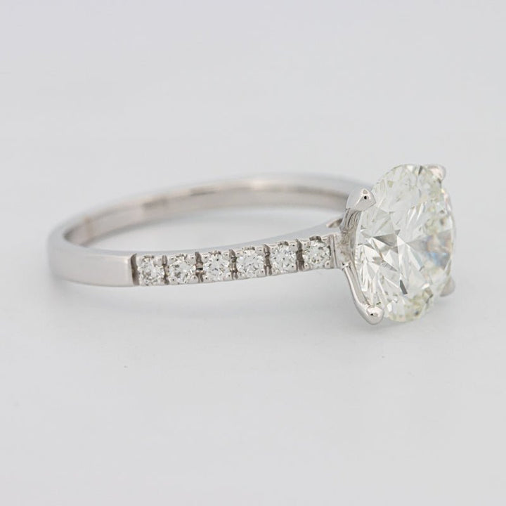 2.50 CT Round Solitaire Pavé (LG) - ZIZOV DIAMONDS