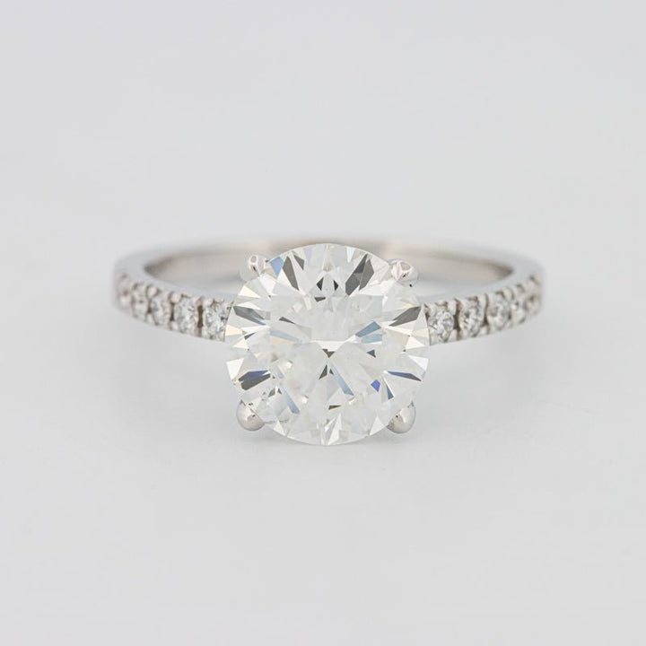 2.50 CT Round Solitaire Pavé (LG) - ZIZOV DIAMONDS