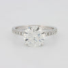 2.50 CT Round Solitaire Pavé (LG) - ZIZOV DIAMONDS
