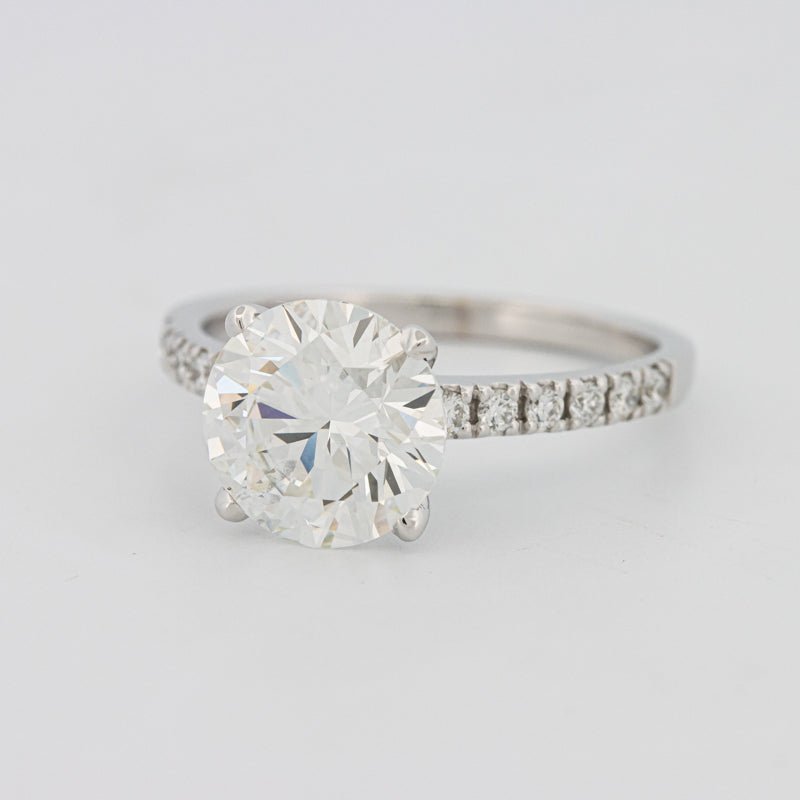 2.50 CT Round Solitaire Pavé (LG) - ZIZOV DIAMONDS