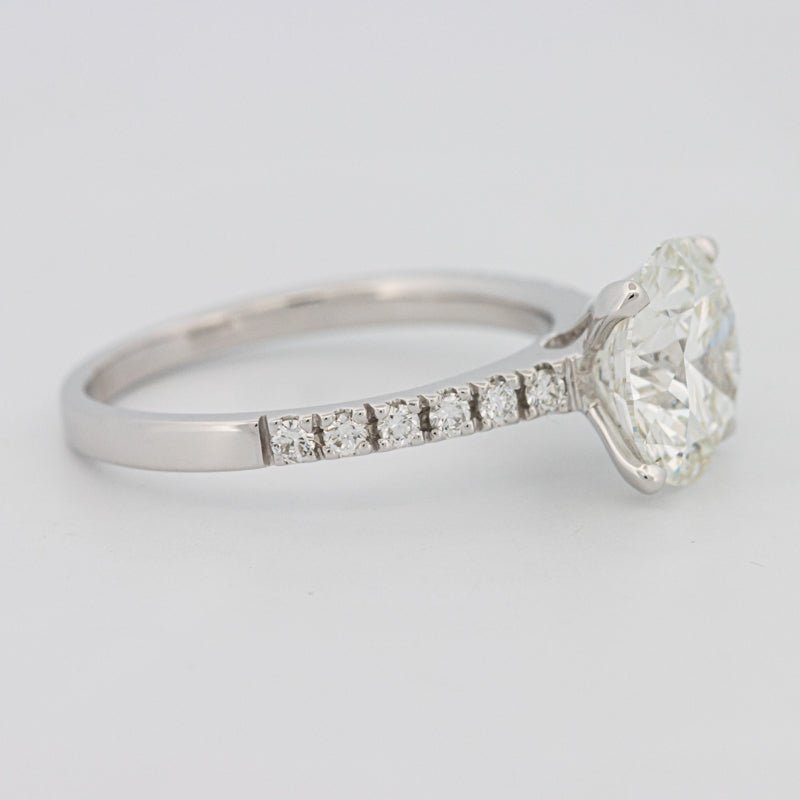 2.50 CT Round Solitaire Pavé (LG) - ZIZOV DIAMONDS