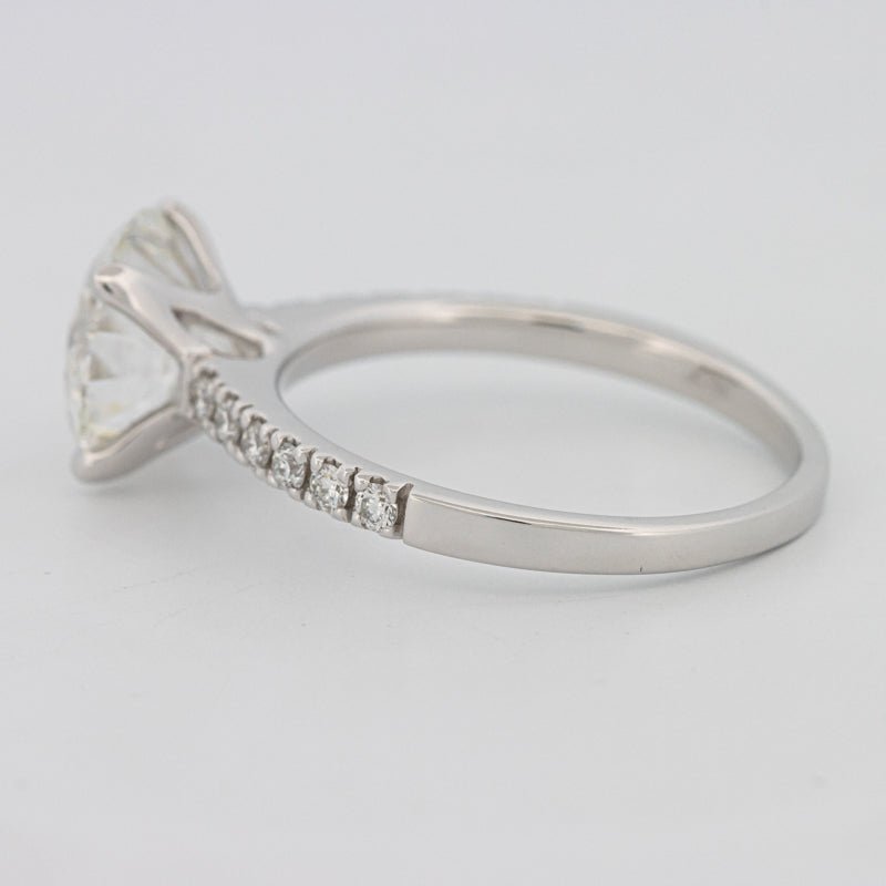 2.50 CT Round Solitaire Pavé (LG) - ZIZOV DIAMONDS