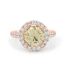2.90 CT Fancy Yellow Round Halo Solitaire - ZIZOV DIAMONDS