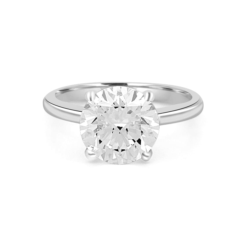 3 CT Classic Round Solitaire (LG) - ZIZOV DIAMONDS