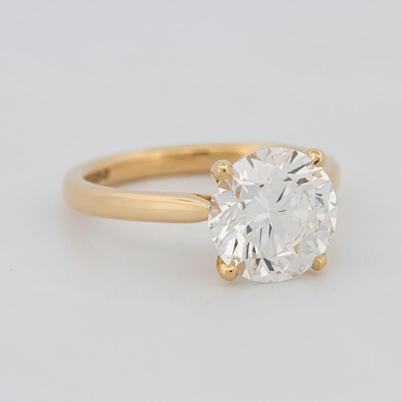 3 CT Classic Round Solitaire (LG) - ZIZOV DIAMONDS