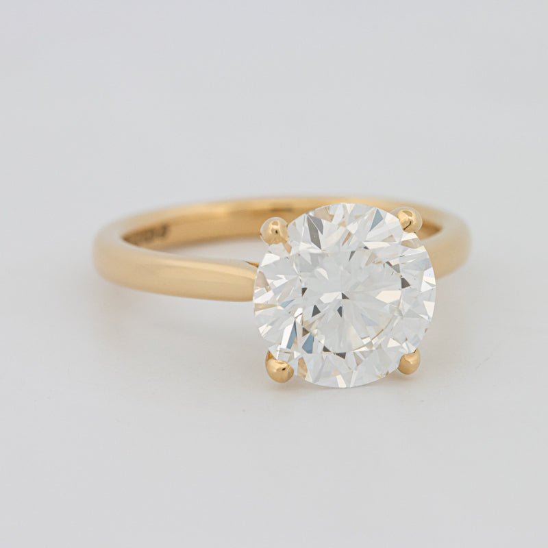 3 CT Classic Round Solitaire (LG) - ZIZOV DIAMONDS