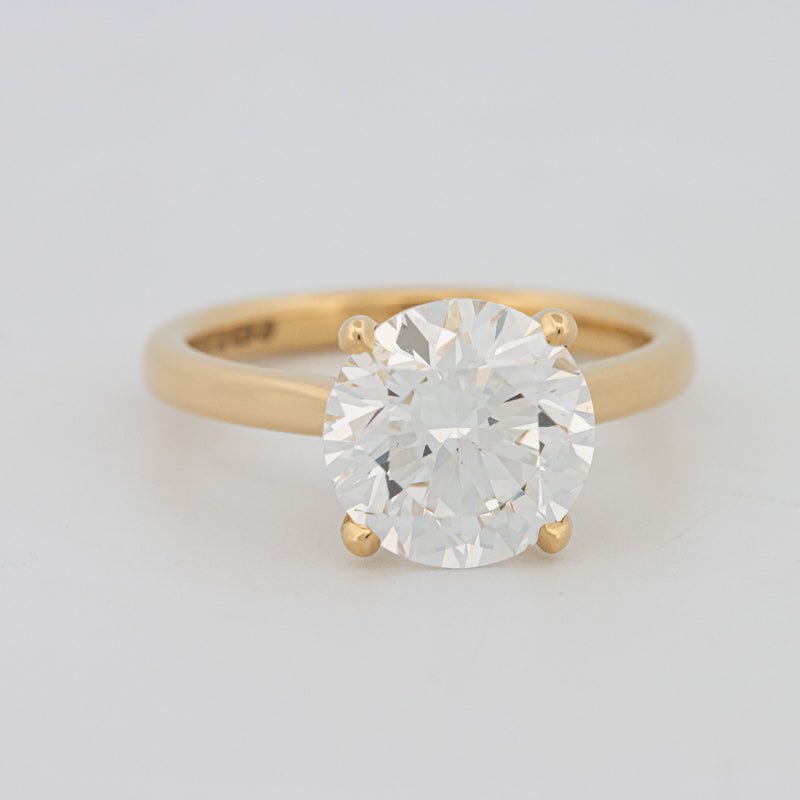3 CT Classic Round Solitaire (LG) - ZIZOV DIAMONDS