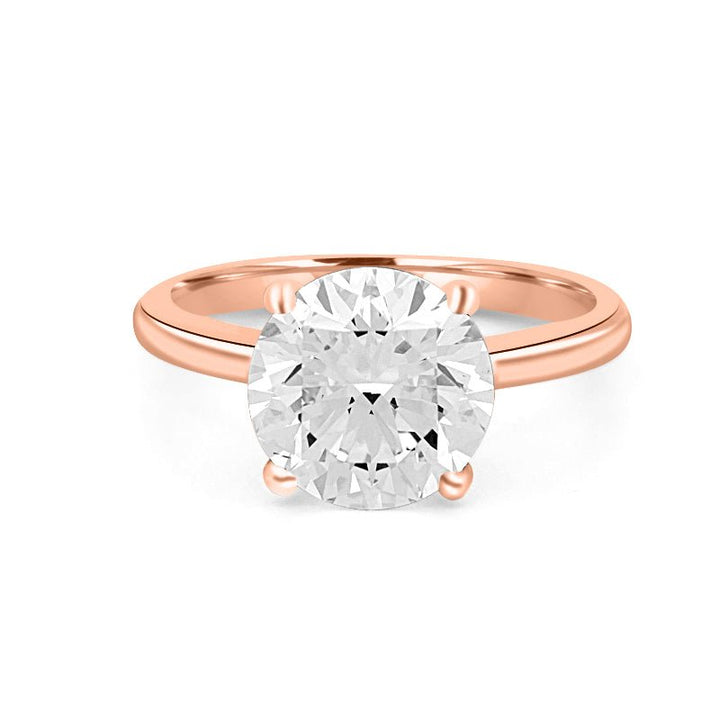3 CT Classic Round Solitaire (LG) - ZIZOV DIAMONDS