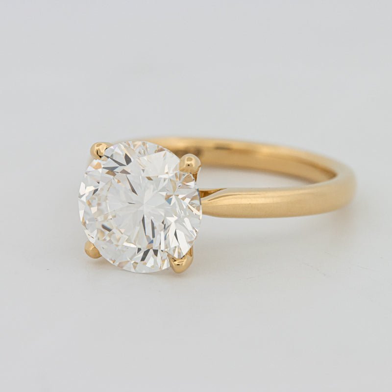 3 CT Classic Round Solitaire (LG) - ZIZOV DIAMONDS