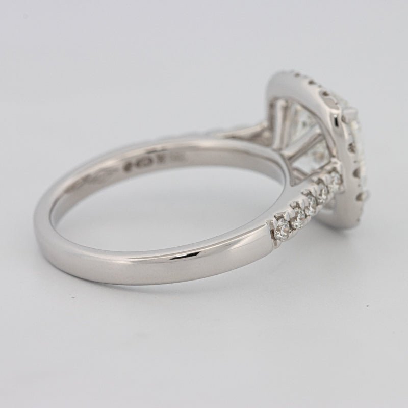 3 CT Cushion Cut Halo Pavé Solitaire (LG) - ZIZOV DIAMONDS