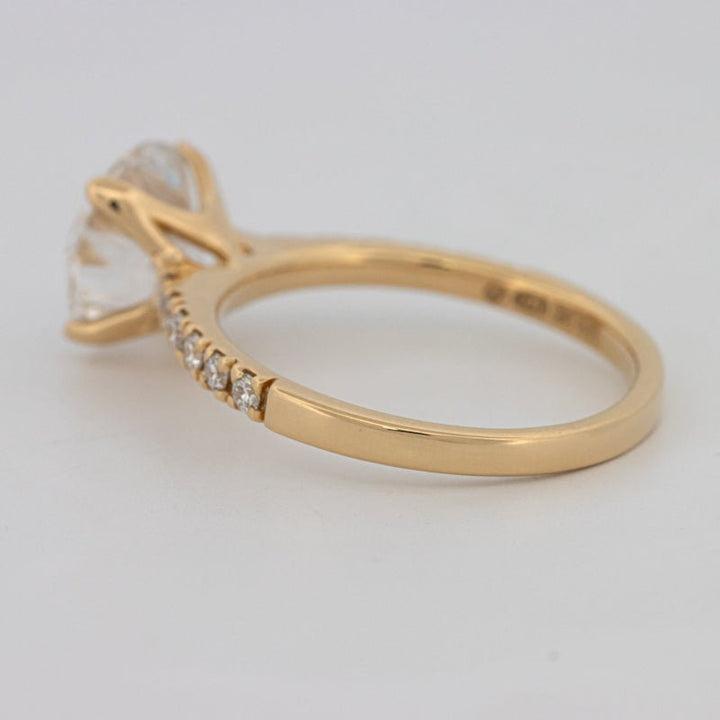 3 CT Round Solitaire Pavé (LG) - ZIZOV DIAMONDS