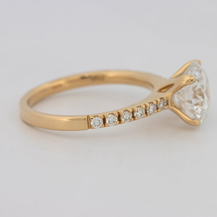 3 CT Round Solitaire Pavé (LG) - ZIZOV DIAMONDS