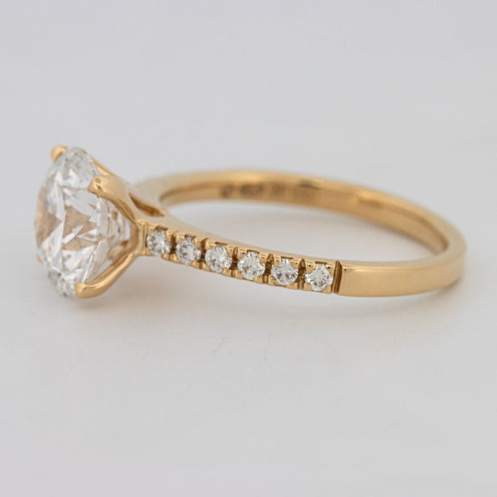 3 CT Round Solitaire Pavé (LG) - ZIZOV DIAMONDS