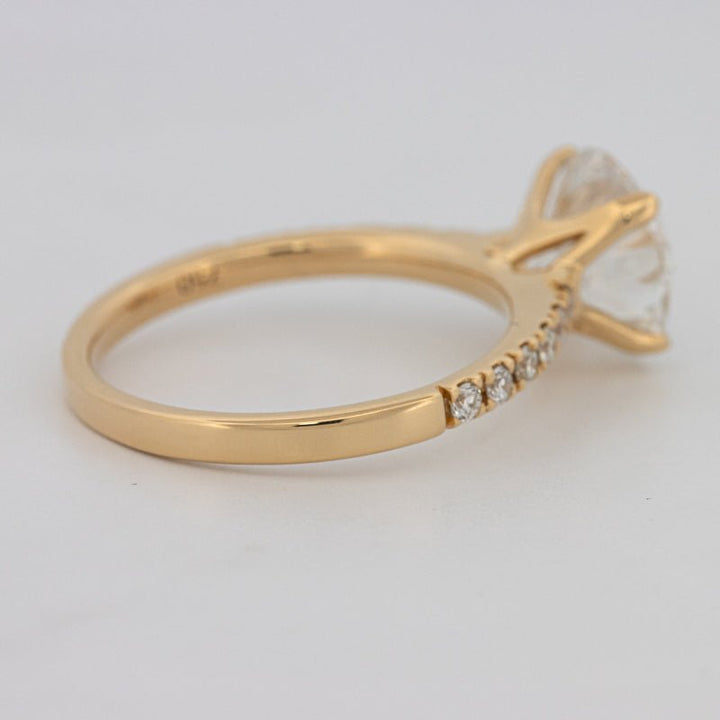 3 CT Round Solitaire Pavé (LG) - ZIZOV DIAMONDS