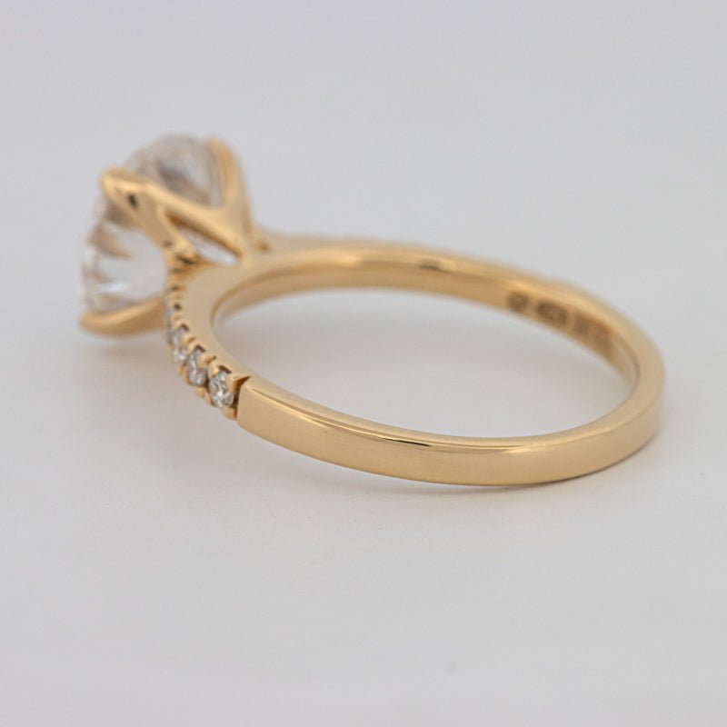 3 CT Round Solitaire Pavé (LG) - ZIZOV DIAMONDS